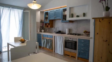 Breakfast table in the kitchen