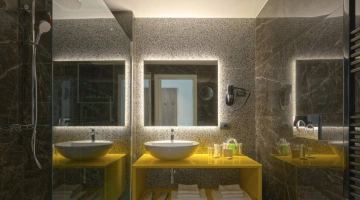 Modern style bathroom