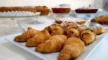 Fresh croissants for breakfast