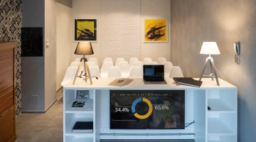 Meeting room with PC and Wi-Fi connection