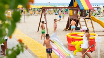 Beach play area