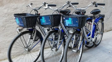 Bike rental on site