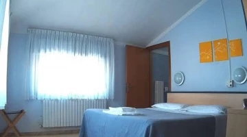 Double bedroom in the attic