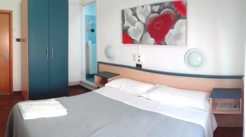 Double room with set of towels