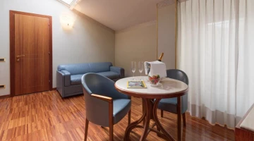 Das Zimmer im Dachgeschoss