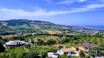Panoramic view from the hotel