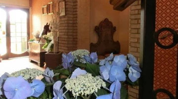 Flowers in the hall