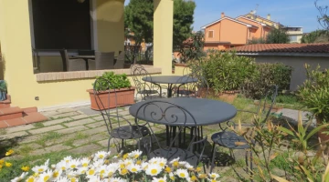 Relaxation area in the garden