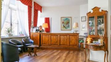 Reception and waiting room