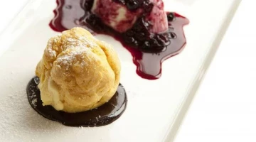 Forest fruit dessert