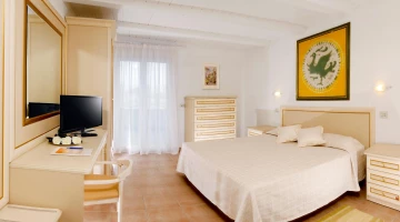 Doppelzimmer der Suite mit Meerblick