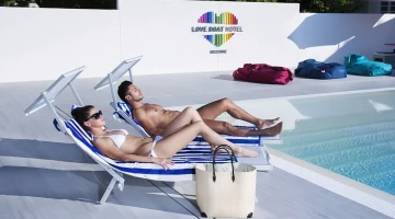 Poolside loungers