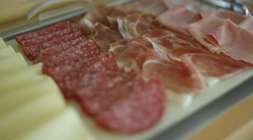 Savory breakfast buffet