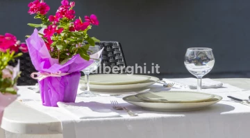Frühstück im Garten