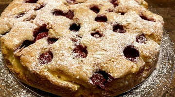 Tarte aux cerises maison