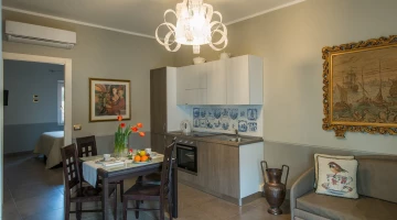 Appartement Papillon : kitchenette