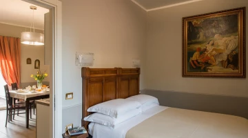 Appartement en annexe avec une chambre