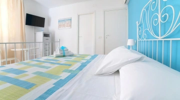 Lavender double room with TV