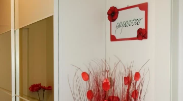 Eingang zum Mohnzimmer