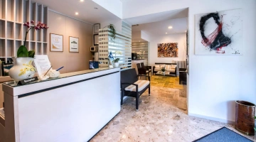 Reception nella hall