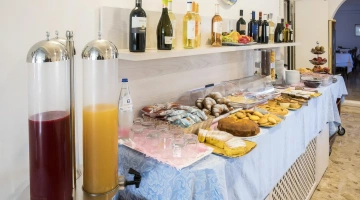 Buffet della colazione continentale