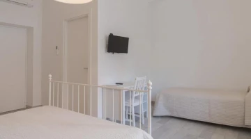 Chambre double avec troisième lit