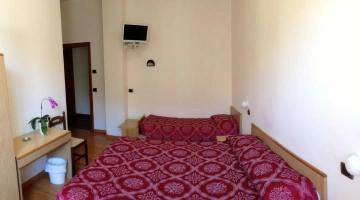 Dreifachkamera mit Fernseher