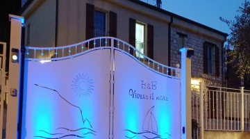 Outside at night