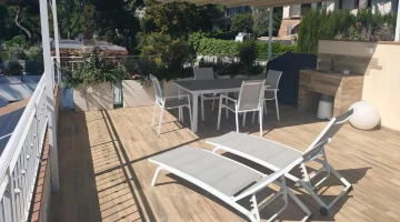Solarium on the terrace