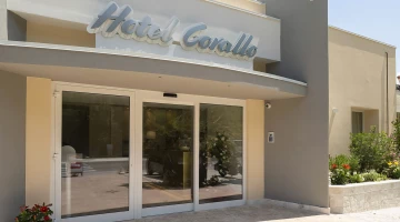 Ingresso dell'hotel