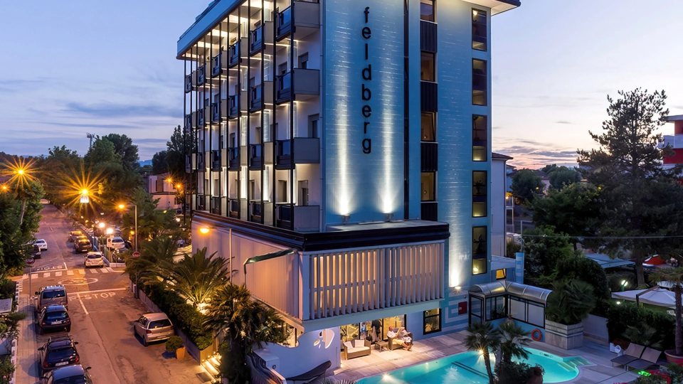 Vista esterno dell'hotel