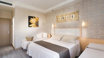 Vier- oder Dreibettzimmer (ca. 17 m2)