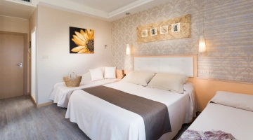 Chambre quadruple ou triple (environ 17 m2)