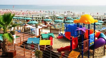 Aire de jeux de plage