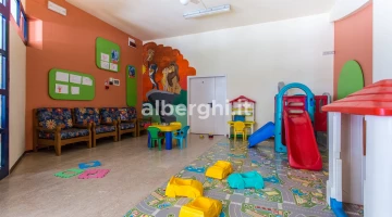 Children&#39;s playroom next to the hall