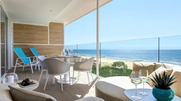 Furnished terrace of the Prestige Suite