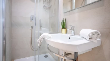 Salle de bain privée avec cabine de douche
