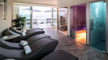Relaxation area of the wellness area