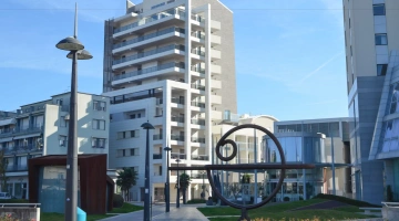 Facciata della struttura