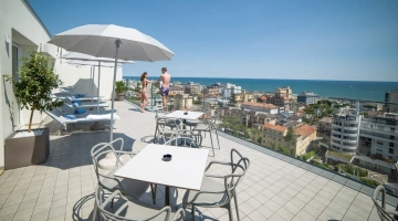 Terrazza solarium panoramica