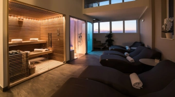 Zona relax dell'area benessere