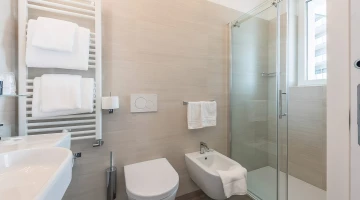 Bathroom with shower box in Comfort Room