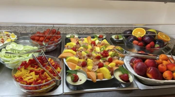 Obst- und Gemüsebuffet
