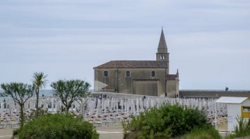 Blick vom Hotel auf die Wallfahrtskirche Madonna dell&#39;Angelo