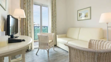 Coin salon dans la Suite Junior