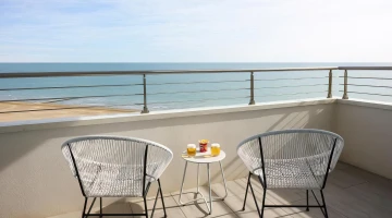 Terrasse aménagée d&#39;une chambre