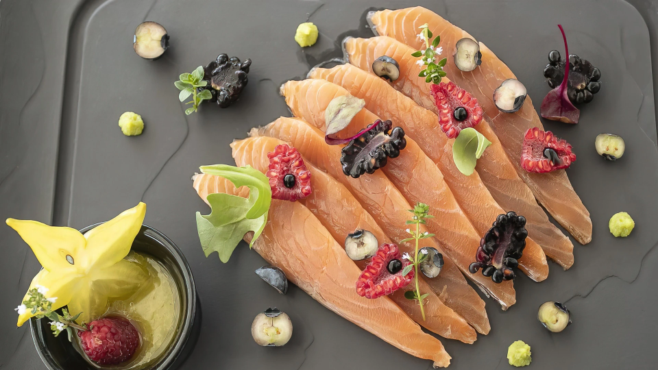 Piatto a base di pesce