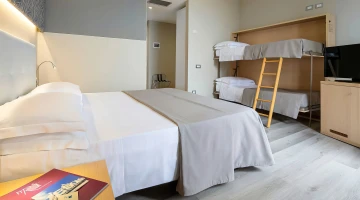Room with bunk bed