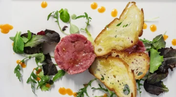 Un piatto del ristorante