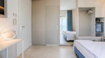 Chambre double avec minibar et coffre-fort